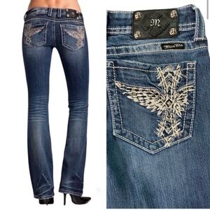 MISS ME Denim Size 31 Skinny Jeans Angel Wings
Cross Bradbury Crystal Pockets